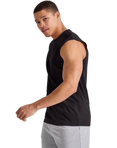 Hanes Men's Cotton Muscle Tank, 3-Pack