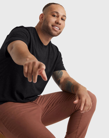 Hanes Originals Men's Tri-Blend T-Shirt (Big & Tall Sizes)