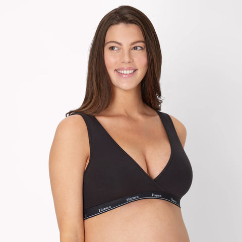 Hanes Maternity Women's Lounge Nursing Bralette