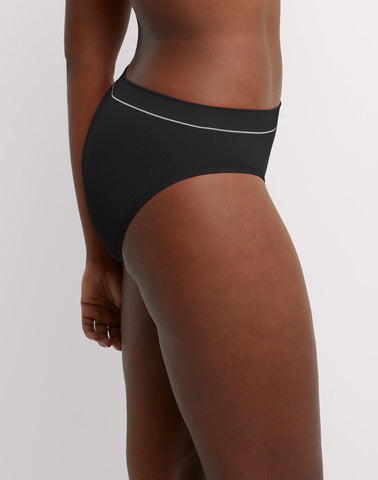 Hanes Originals Women's Seamless Rib Bikini Underwear, Neutrals, 6-Pack