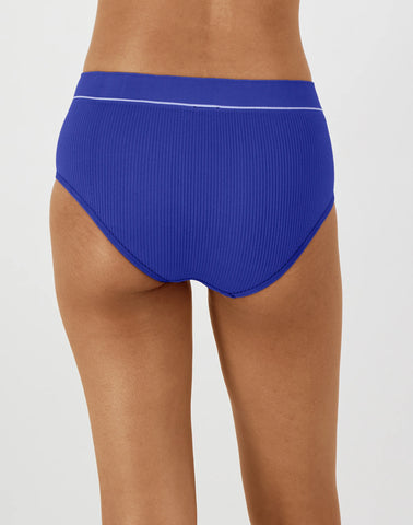 Hanes Originals Women's Seamless Rib Hi-Leg Bikini Underwear, Assorted, 6-Pack