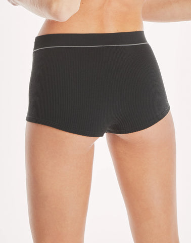 Hanes Originals Women's Seamless Rib Boyfit Underwear, Neutrals, 6-Pack