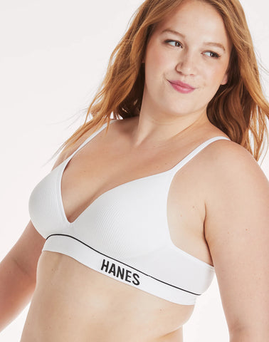 Hanes Originals Women's Seamless Rib Contour Bralette