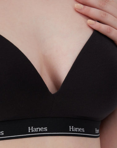 Hanes Originals Women's Contour Bra, Moisture-Wicking Stretch Cotton