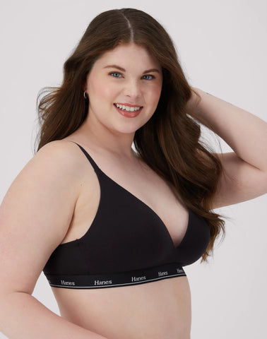 Hanes Originals Women's Contour Bra, Moisture-Wicking Stretch Cotton