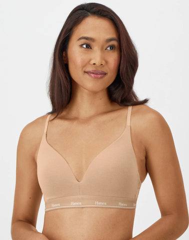 Hanes Originals Women's Contour Bra, Moisture-Wicking Stretch Cotton