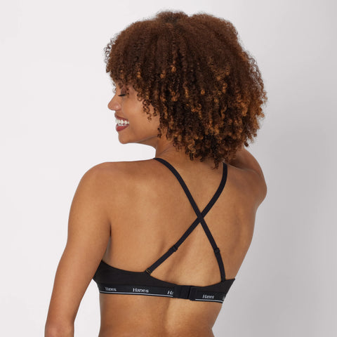Hanes Originals Stretch Cotton Underwire T-Shirt Bra