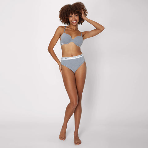 Hanes Originals Stretch Cotton Underwire T-Shirt Bra