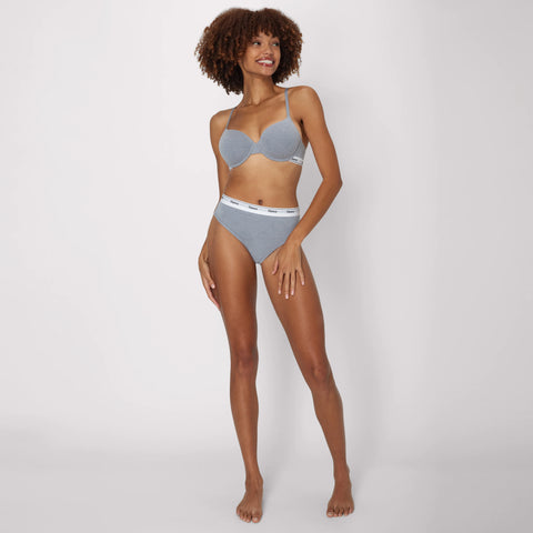 Hanes Originals Stretch Cotton Underwire T-Shirt Bra