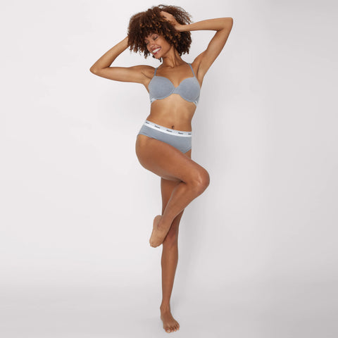 Hanes Originals Stretch Cotton Underwire T-Shirt Bra