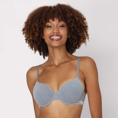 Hanes Originals Stretch Cotton Underwire T-Shirt Bra