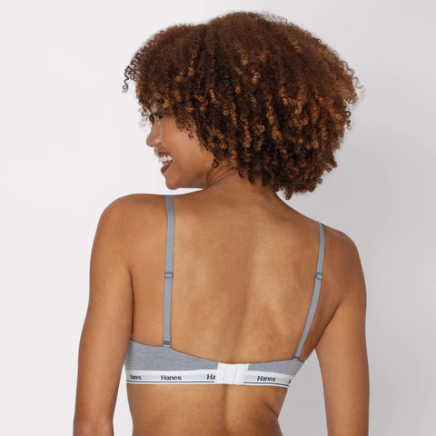 Hanes Originals Stretch Cotton Underwire T-Shirt Bra