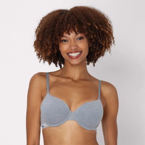 Hanes Originals Stretch Cotton Underwire T-Shirt Bra