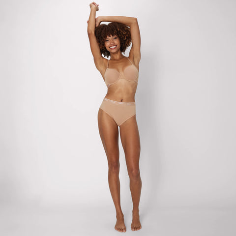 Hanes Originals Stretch Cotton Underwire T-Shirt Bra