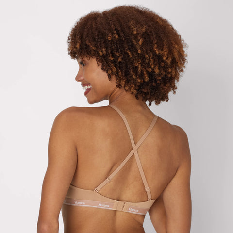 Hanes Originals Stretch Cotton Underwire T-Shirt Bra