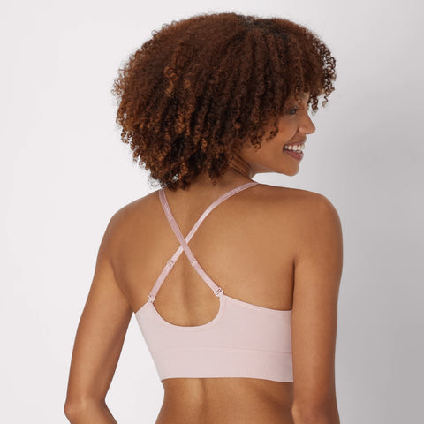 Hanes Originals Women's SuperSoft Longline Triangle Bralette