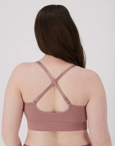 Hanes Originals Women's SuperSoft Longline Triangle Bralette