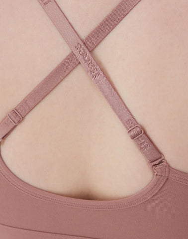 Hanes Originals Women's SuperSoft Longline Triangle Bralette