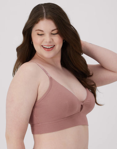 Hanes Originals Women's SuperSoft Longline Triangle Bralette