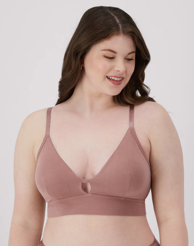 Hanes Originals Women's SuperSoft Longline Triangle Bralette