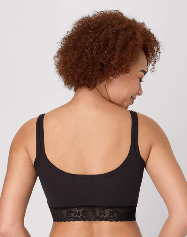 Hanes Originals Women's Bralette, 2-Pack, Stretch-Cotton Lace