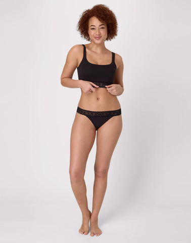 Hanes Originals Women's Bralette, 2-Pack, Stretch-Cotton Lace