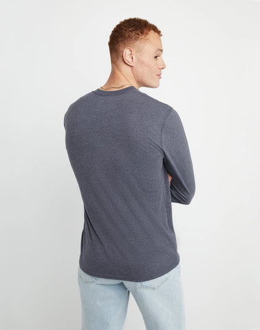 Hanes Originals Men's Long Sleeve Henley T-Shirt