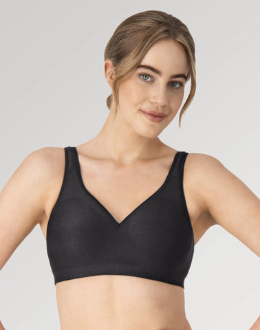 Hanes Comfort Evolution Women’s Wireless T-Shirt Bra with SmoothTec Band