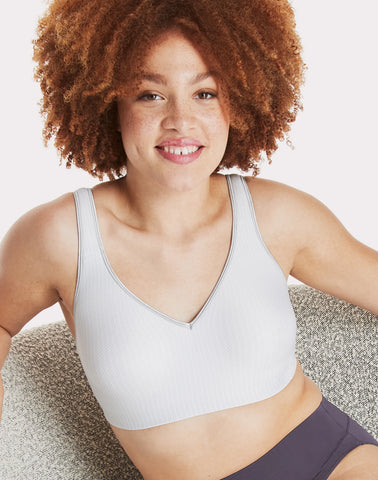 Hanes Comfort Evolution Women’s Wireless T-Shirt Bra with SmoothTec Band