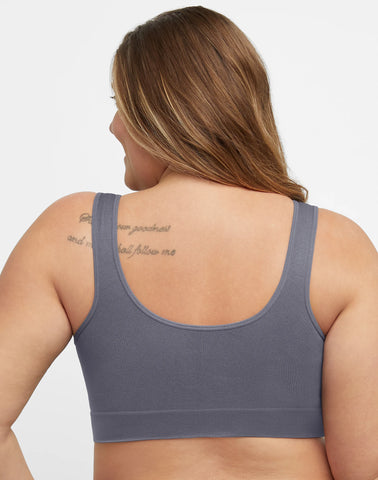 Hanes Just My Size Women's Pure Comfort Seamless Bralette (Plus Size)