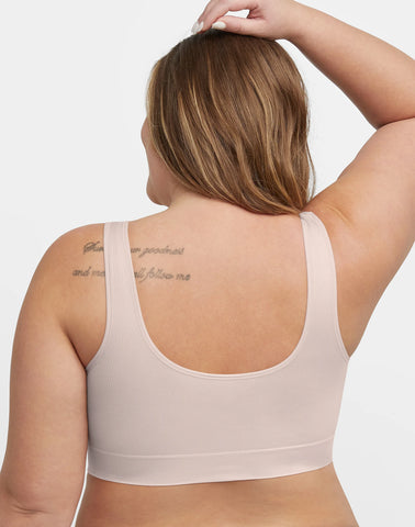 Hanes Just My Size Pure Comfort Front-Close Seamless Bra