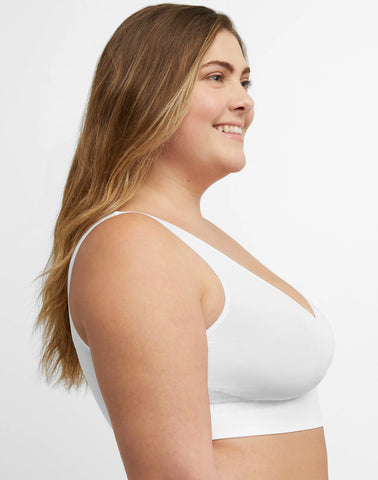 Hanes Just My Size Pure Comfort Front-Close Seamless Bra