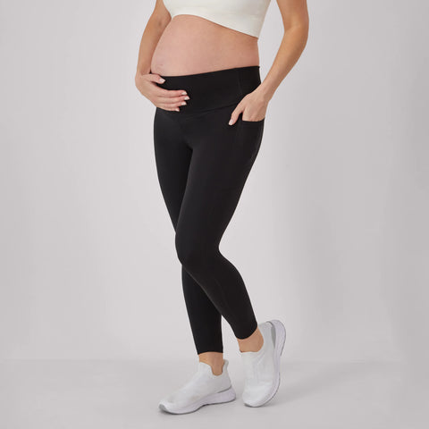 Hanes Maternity Women's Stretch & Recover 7/8 Leggings, 25Inseam