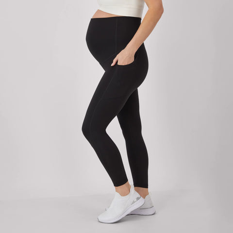 Hanes Maternity Women's Stretch & Recover 7/8 Leggings, 25Inseam
