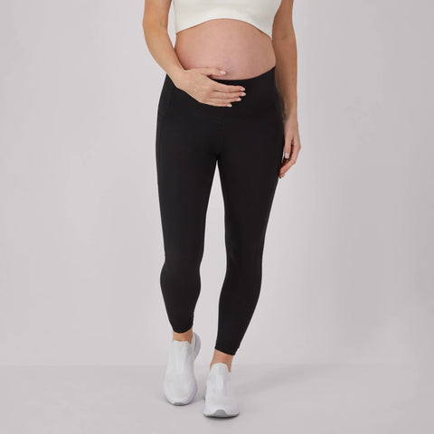 Hanes Maternity Women's Stretch & Recover 7/8 Leggings, 25Inseam