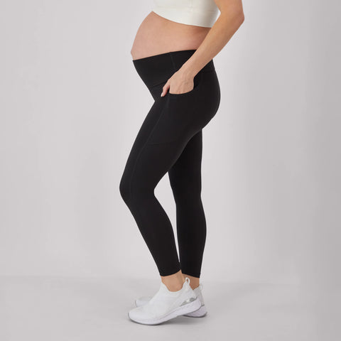 Hanes Maternity Women's Stretch & Recover 7/8 Leggings, 25Inseam