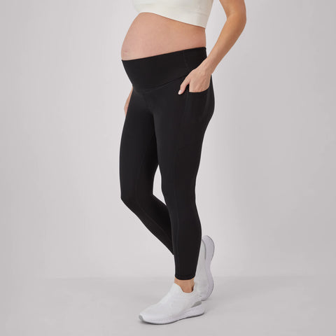 Hanes Maternity Women's Stretch & Recover 7/8 Leggings, 25Inseam