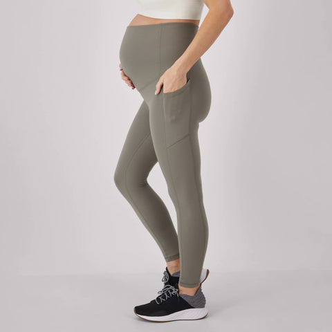 Hanes Maternity Women's Stretch & Recover 7/8 Leggings, 25Inseam