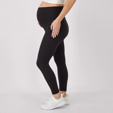 Hanes Maternity Women's Leak Protection 7/8 Leggings, 25Inseam