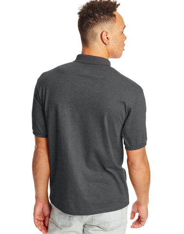 Hanes EcoSmart  Men's Pocket Polo Shirt, 2-Pack