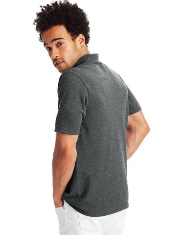 Hanes Men's Pique Polo Shirt (Big & Tall Sizes Available)