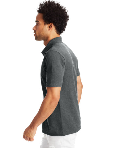 Hanes Men's Pique Polo Shirt (Big & Tall Sizes Available)