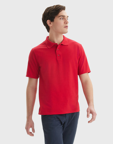 Hanes Men's Pique Polo Shirt (Big & Tall Sizes Available)