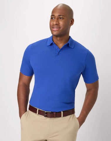 Hanes Men's Pique Polo Shirt (Big & Tall Sizes Available)