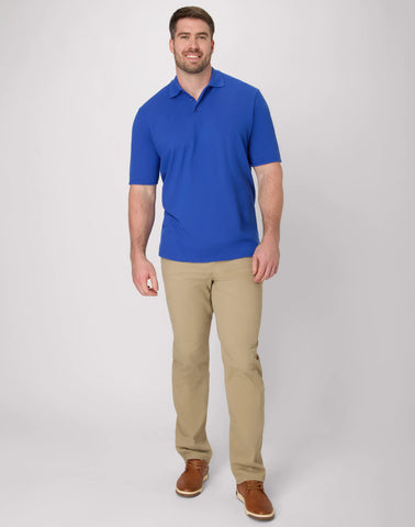 Hanes Men's Pique Polo Shirt (Big & Tall Sizes Available)