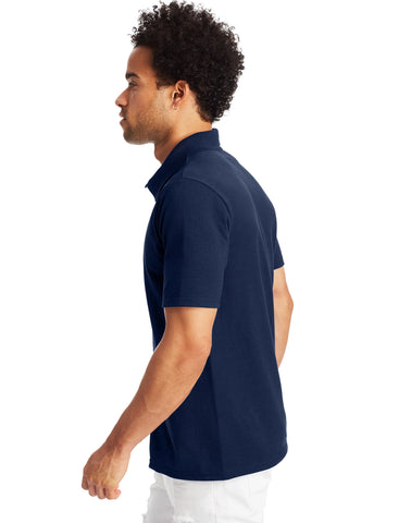 Hanes Men's Pique Polo Shirt (Big & Tall Sizes Available)