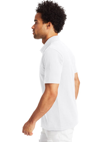 Hanes Men's Pique Polo Shirt (Big & Tall Sizes Available)