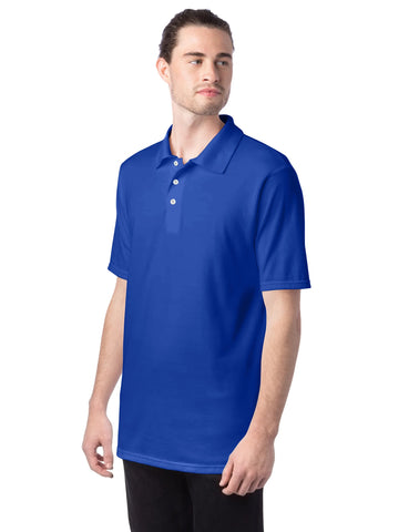 Hanes X-Temp Men's Performance Polo Shirt with Odor Control