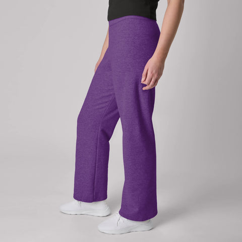 Hanes EcoSmart Women's Fleece Sweatpants with Open Bottom Legs, 30.5