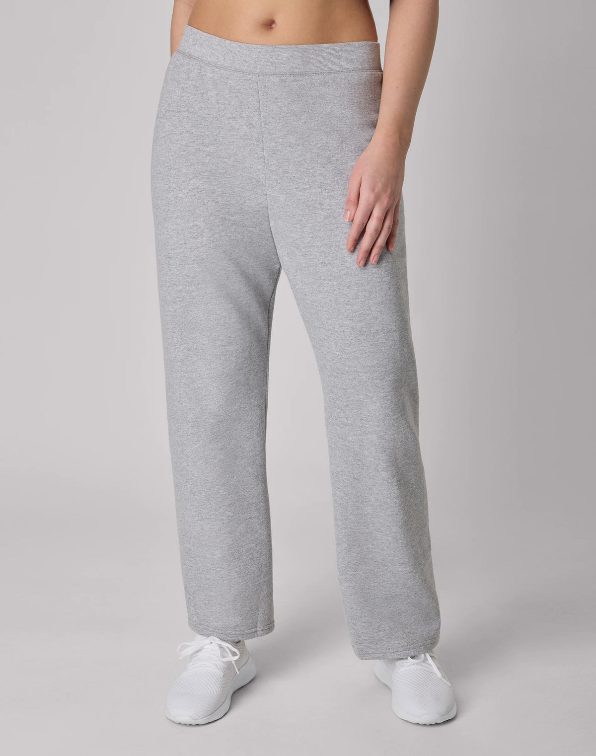 Hanes EcoSmart Women's Fleece Sweatpants with Open Bottom Legs, 30.5